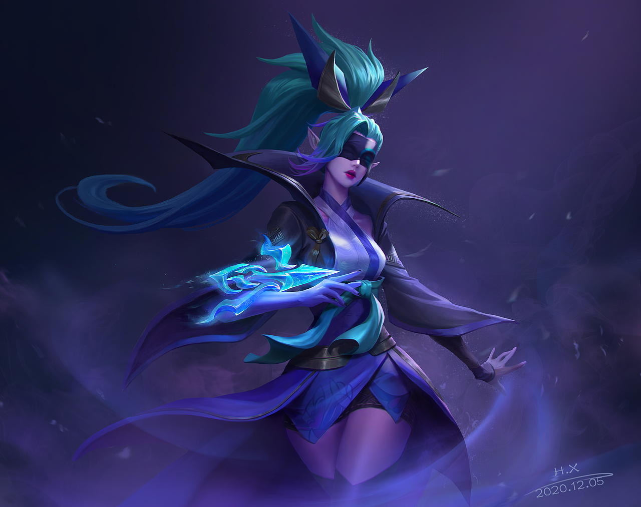 灵魂莲华～薇恩～英雄联盟同人