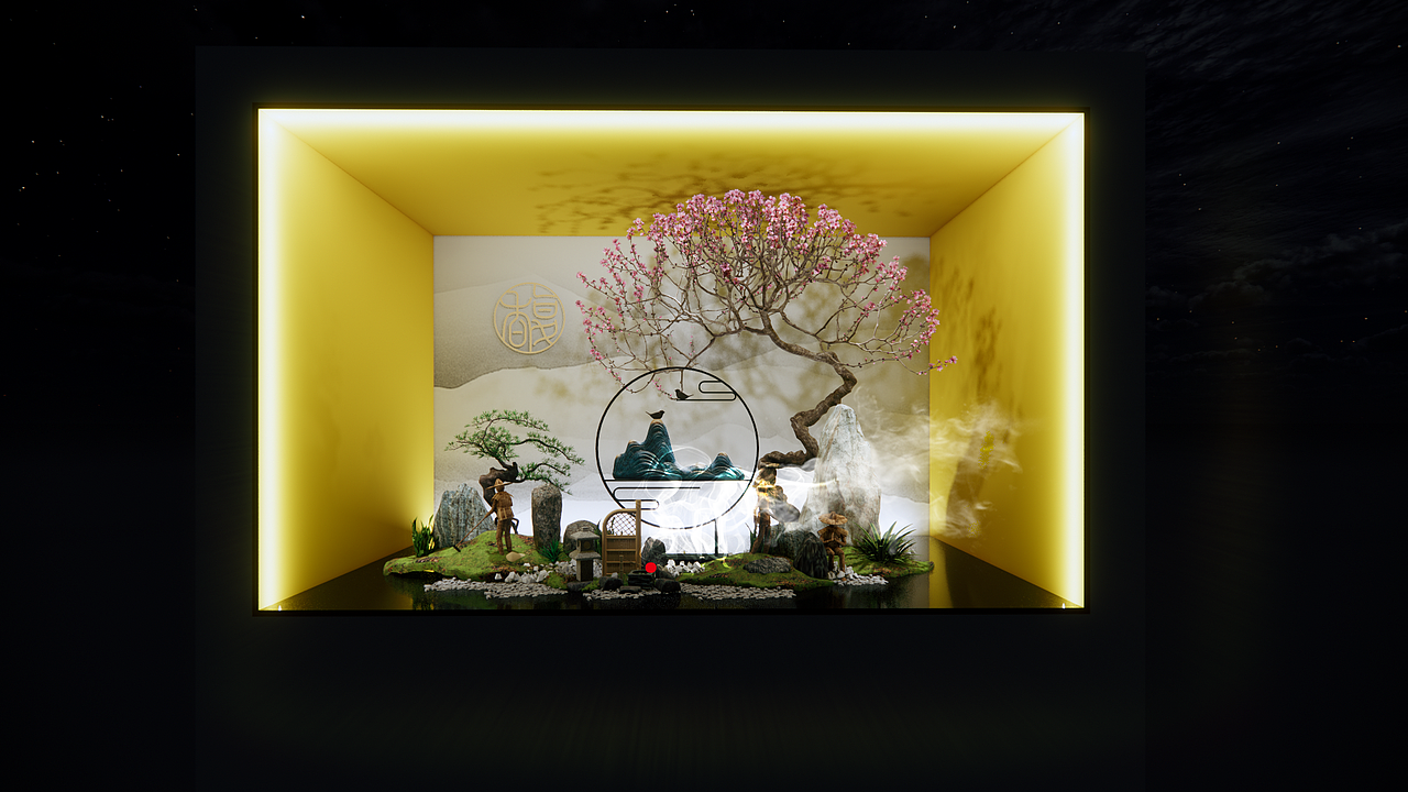 景观橱窗展示设计（图ZMjQ1NzA2ODA4） - 场景 - 站酷设计师Sherwood原创素材 - 站酷ZCOOL