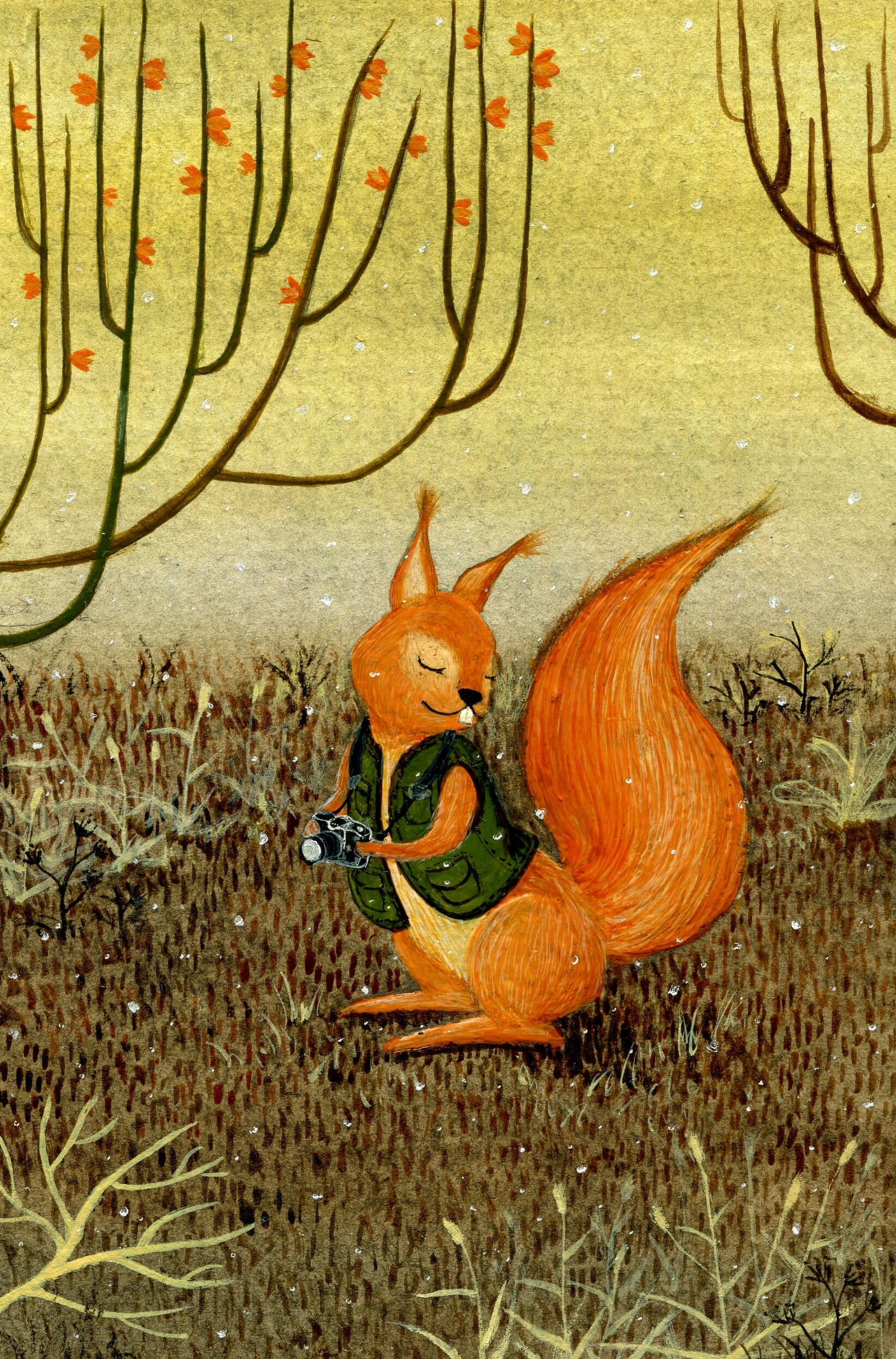 暖暖(｡･ω･｡) 十二月。（图ZNjcxODI5NjA=） - 创作习作 - 站酷设计师阿景呐原创素材 - 站酷ZCOOL