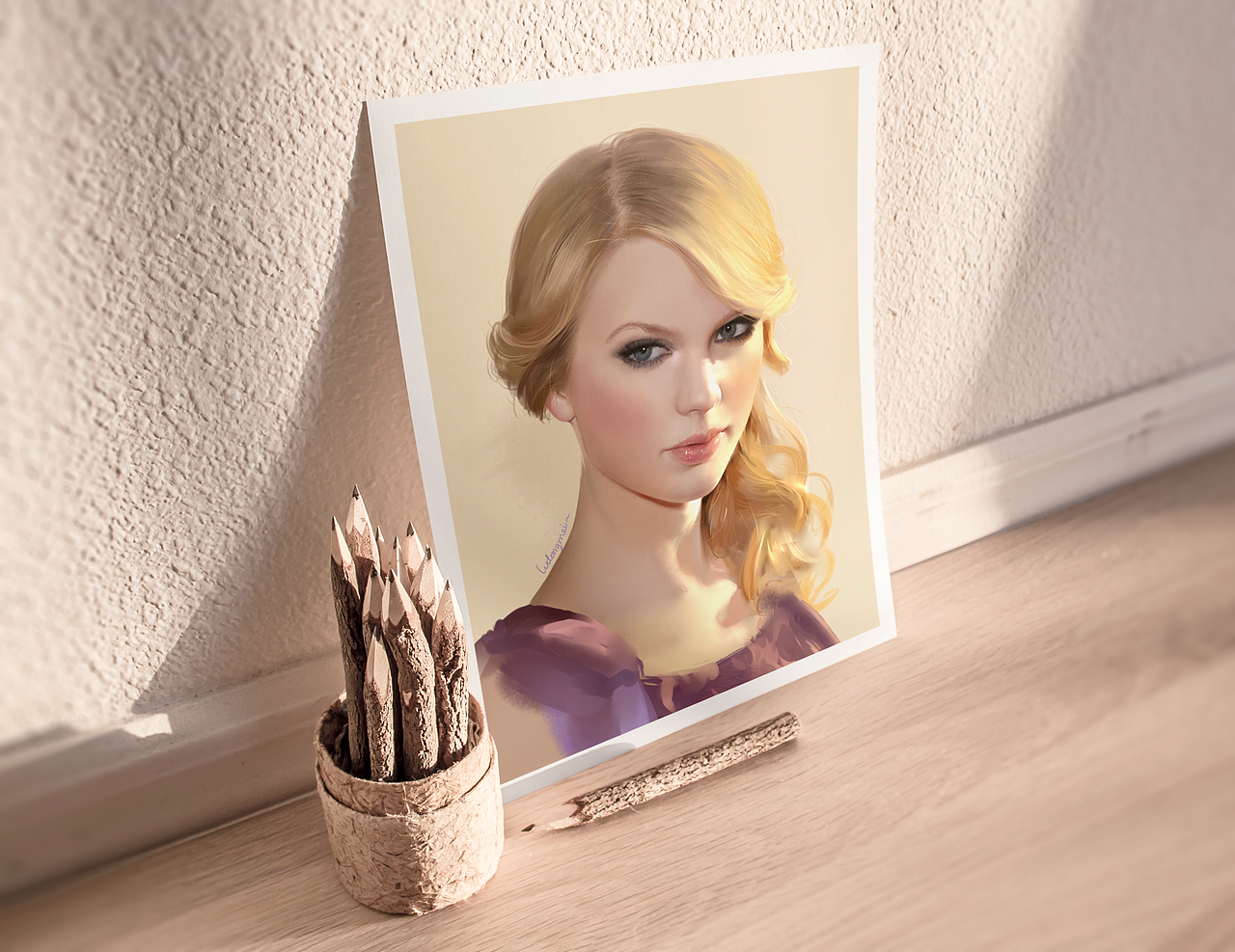 去年画的，这样看好美的样子～（图ZNTM5ODA5MTI=） - 新锐潮流插画 - 站酷设计师wdongmei321原创素材 - 站酷ZCOOL