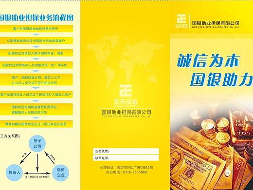 金融公司宣传三折页（个人主页-ZNDE4ODczMzI=） - 宣传物料 - 站酷设计师suyansunshine原创素材 - 站酷ZCOOL