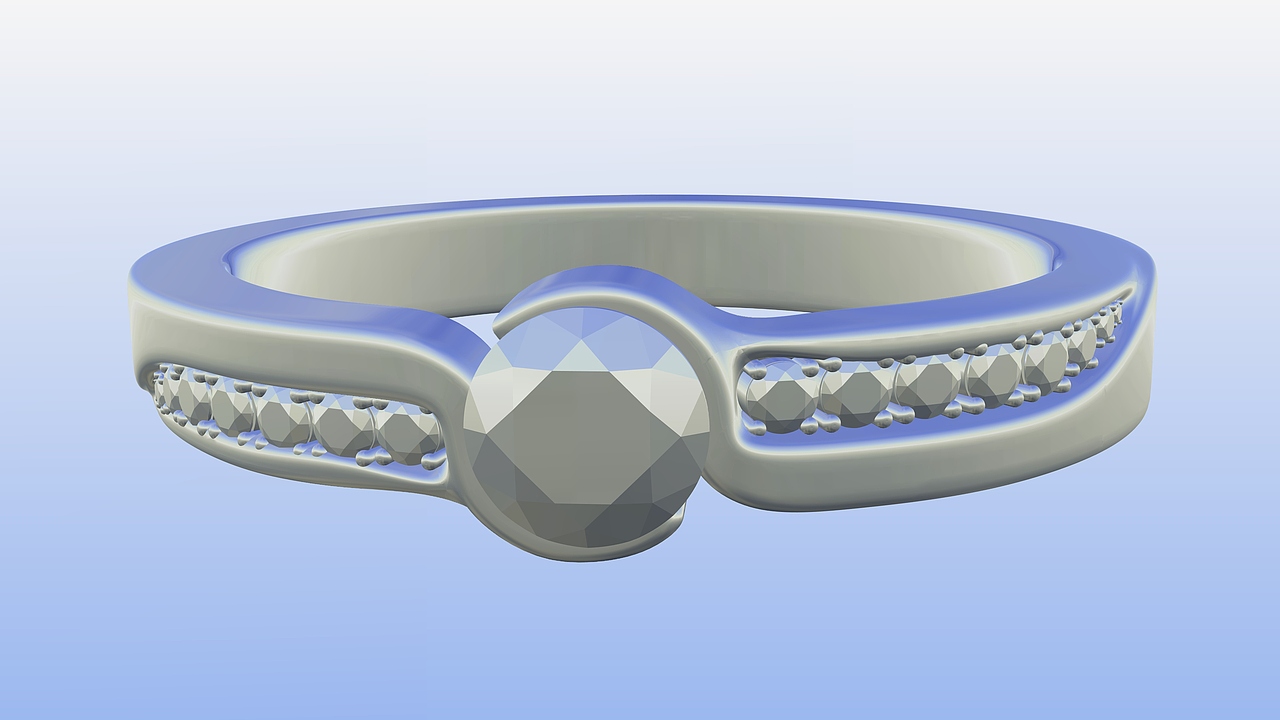 珠宝首饰----建模渲染练习