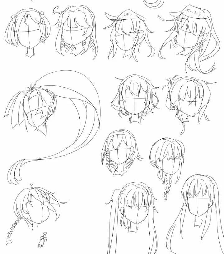 头发画的容易ZZB-1