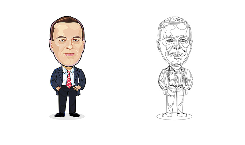 矢量人物形象漫画（图ZMjMwNTQxNjg=） - 单幅漫画 - 站酷设计师大头蚊子SKY原创素材 - 站酷ZCOOL