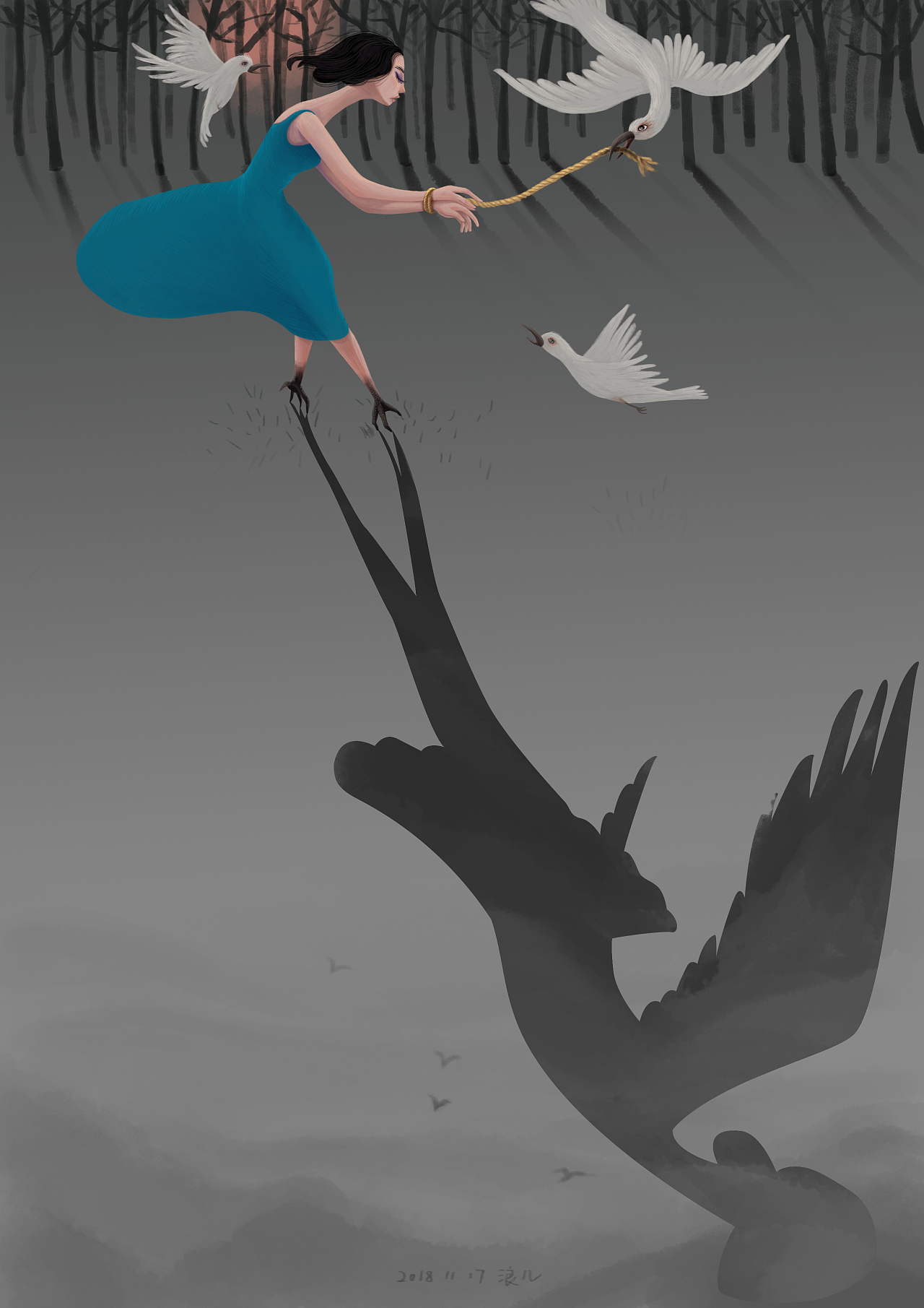 的那一刻起你已经不是一个自由的个体,会有各种物质,思想等等的禁锢