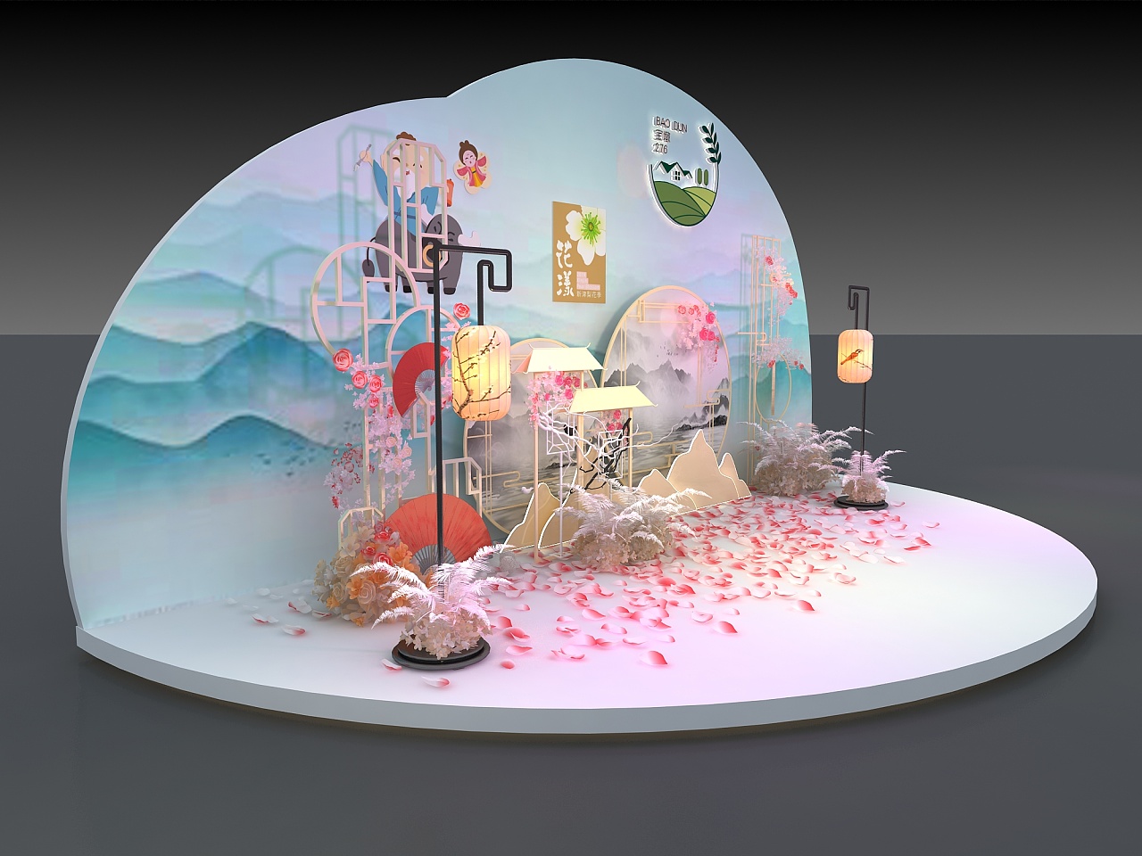 中式风格网红打卡点位