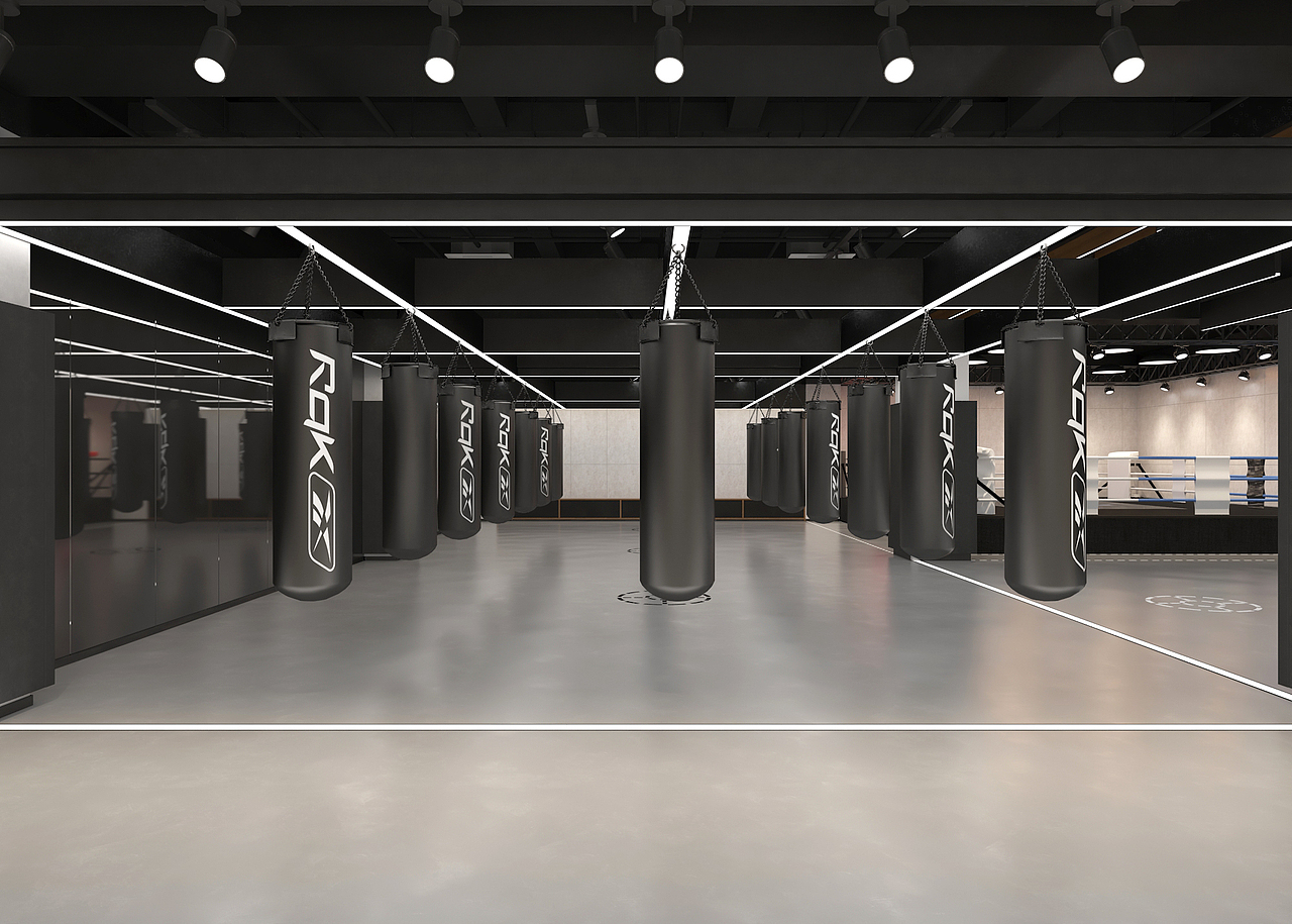 匠舍| arh空间设计 | 拳击健身馆效果设计