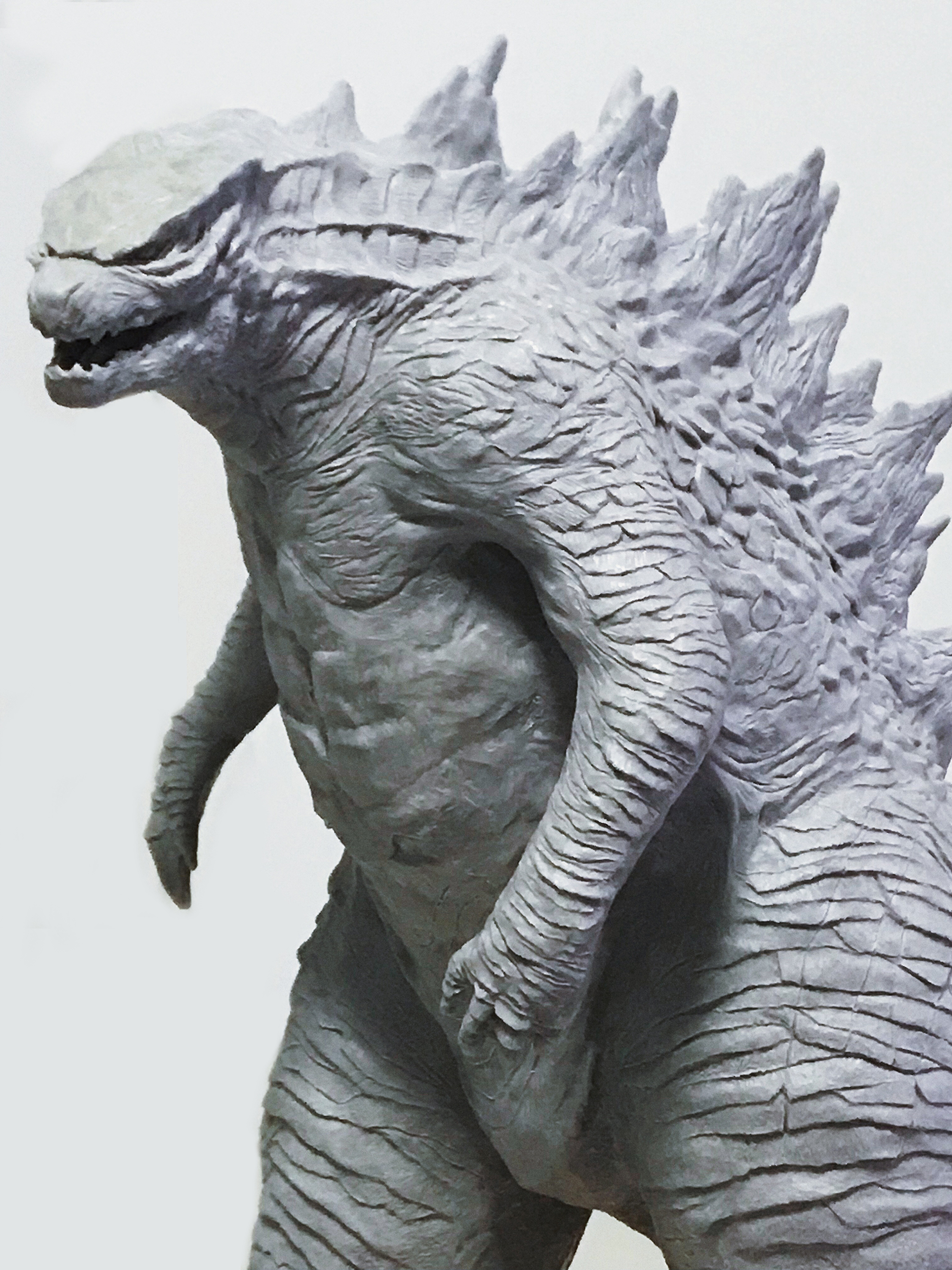 个人雕塑作品《哥斯拉:怪兽之王》