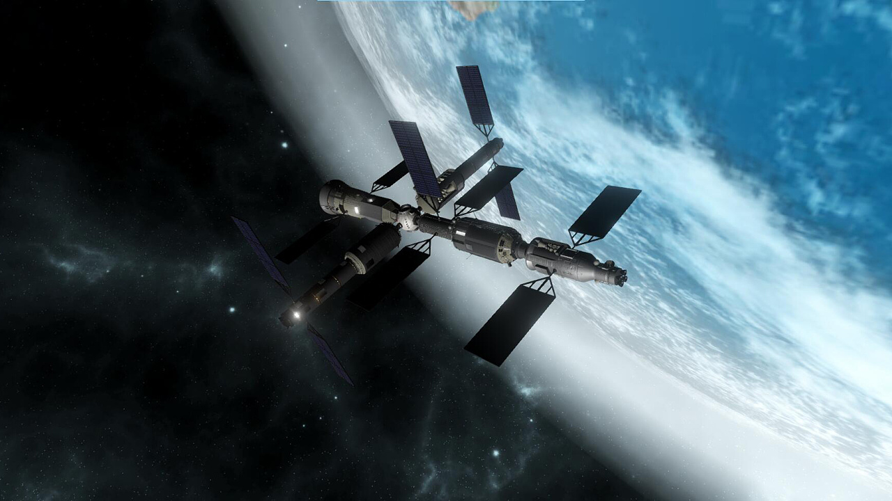 空间站模拟|三维|场景|侧耳倾听77 - 原创作品 - 站酷 (zcool)