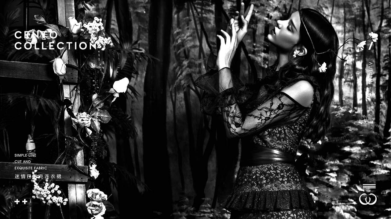 CENTO COLLECTION 2018迷情巴洛克连衣裙