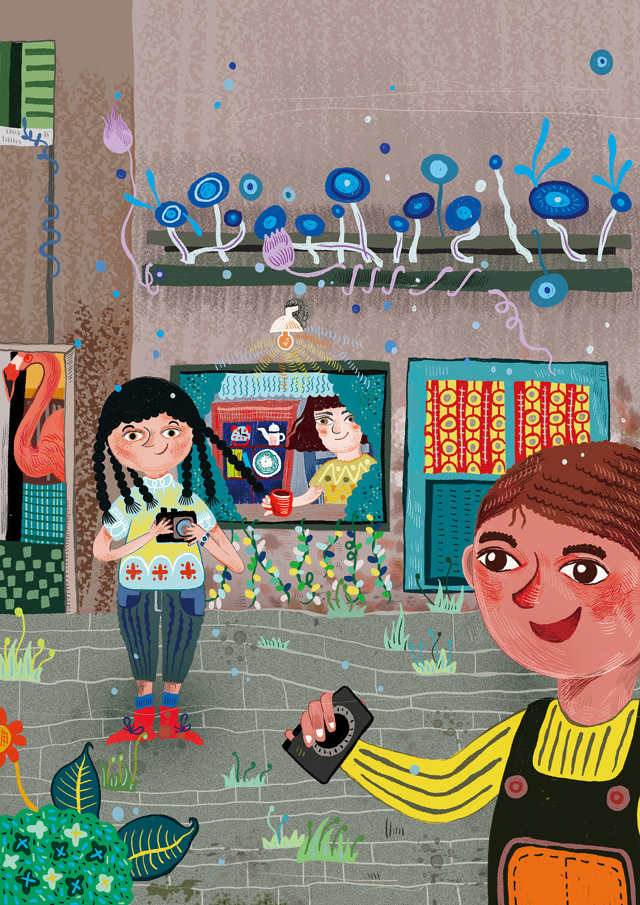 儿童杂志封面(原创插画)系列一|插画|儿童插画|语陌手绘工作室 - 原创