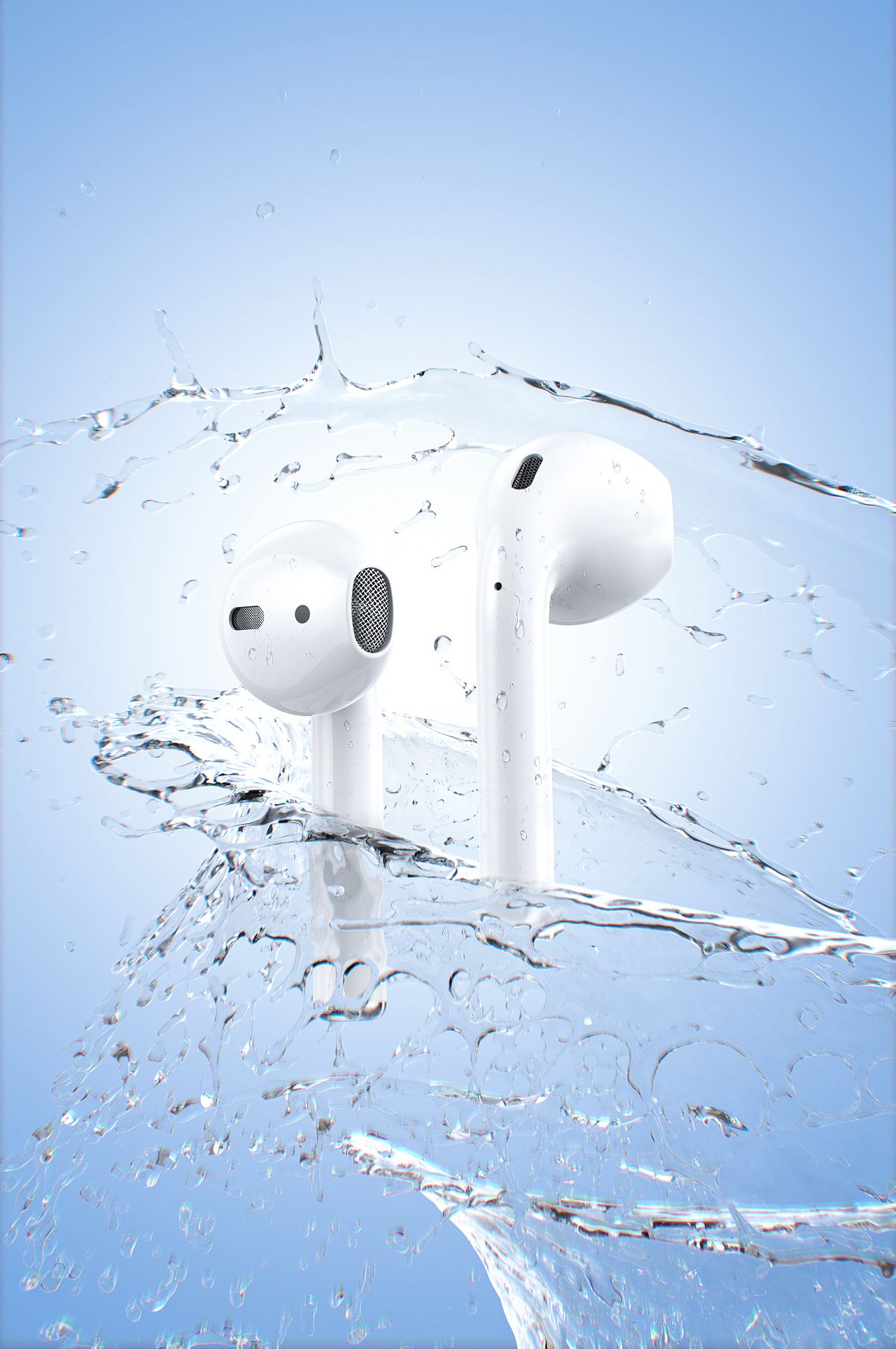 耳机+手机壳渲染图