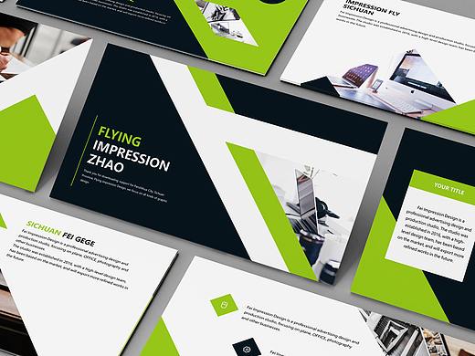 商务风工作总结计划PPT模板