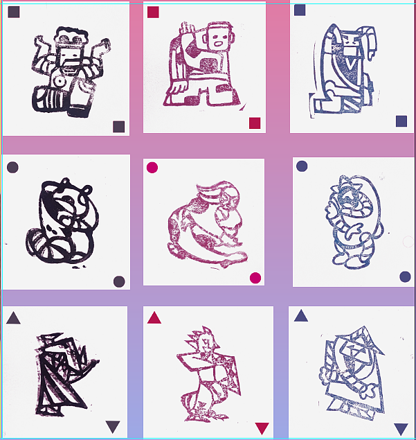 分理出单个的素材