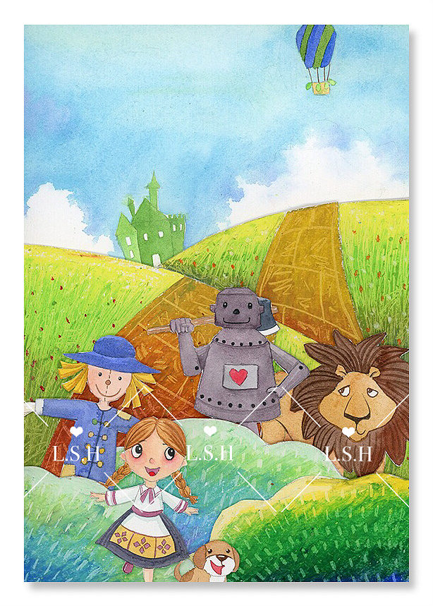 绿野仙踪|插画|儿童插画|诗绘art - 原创作品 - 站酷 (zcool)