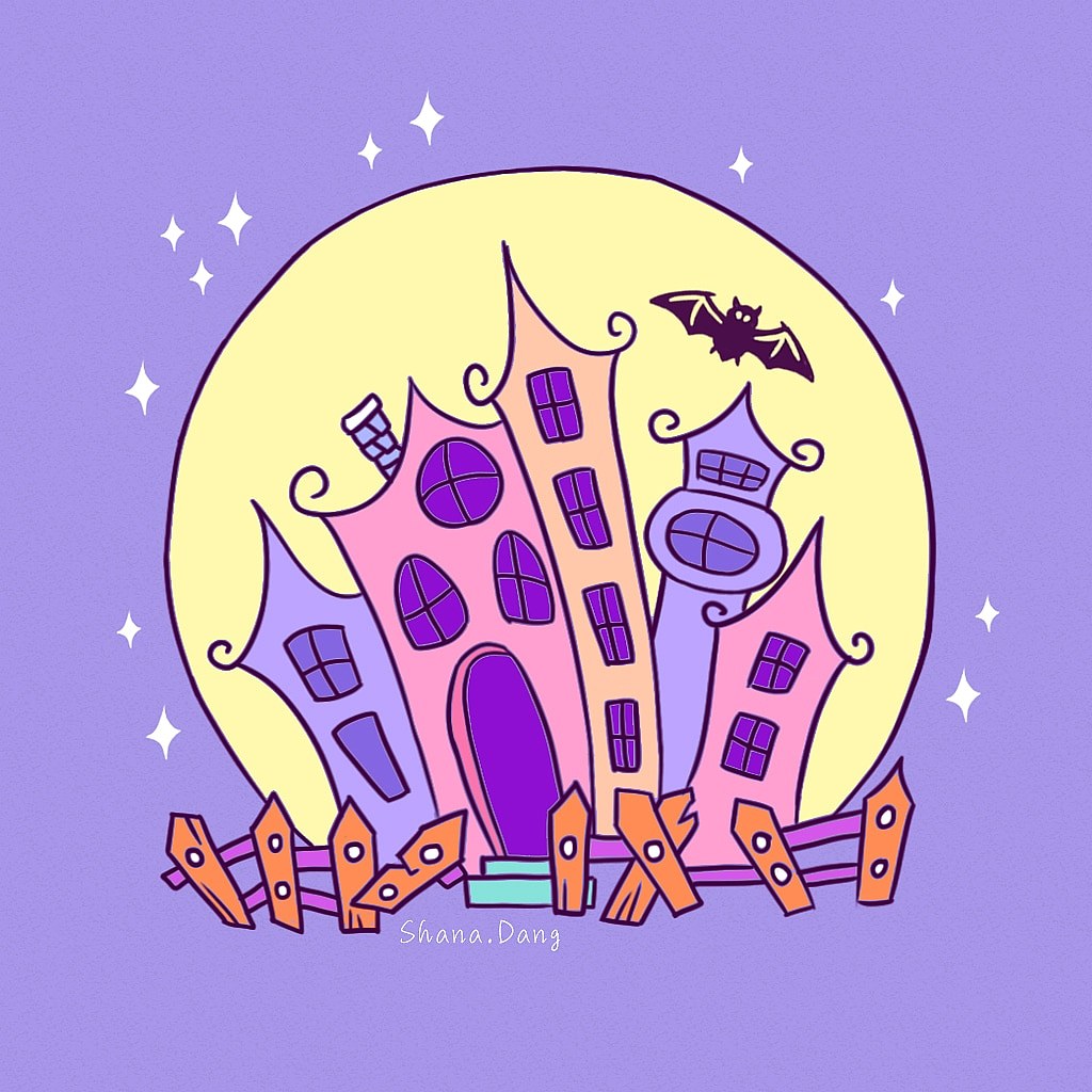 万圣节插画（图ZMTMzNTIxOTg4） - 创作习作 - 站酷设计师ShanaDang原创素材 - 站酷ZCOOL