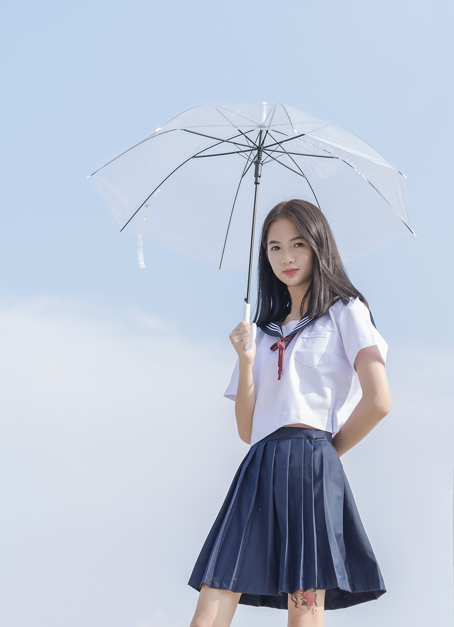 原创作品:清新jk | 鹤の少女