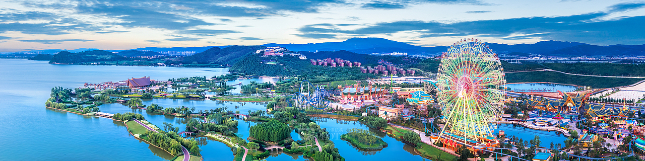 七彩云南古滇名城（图ZMTQ1NDQ5MDQw） - 环境/建筑摄影 - 站酷设计师建筑摄影师蔡延原创素材 - 站酷ZCOOL