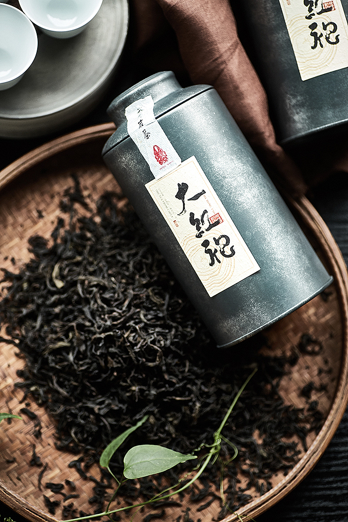 一组茶叶拍摄