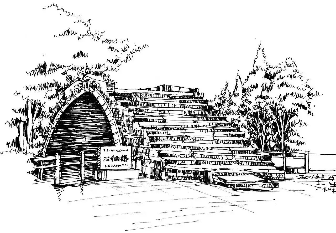 2016年学生在四川的写生作品