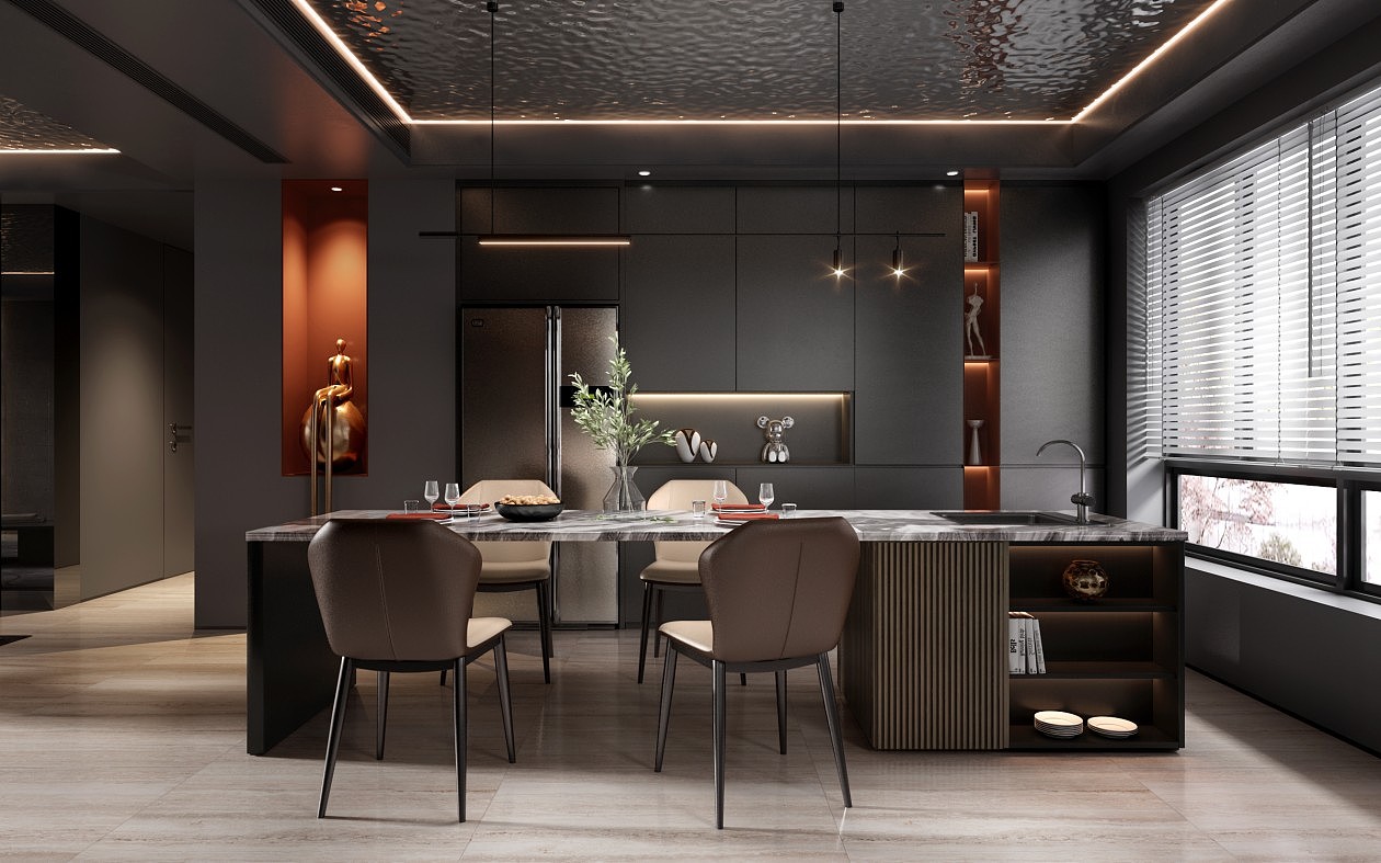 最近似乎很流行的暗黑系、高级灰案例~