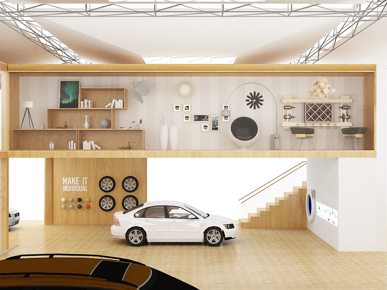 车展（图ZMzcwNTM3MjQ=） - 展陈设计 - 站酷设计师木子小鱼原创素材 - 站酷ZCOOL