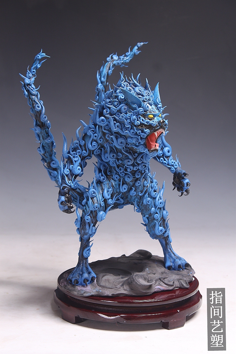 面塑(二尾)|手工艺|手办/模玩|贺加贵3d翻糖_原创作品-站酷zcool