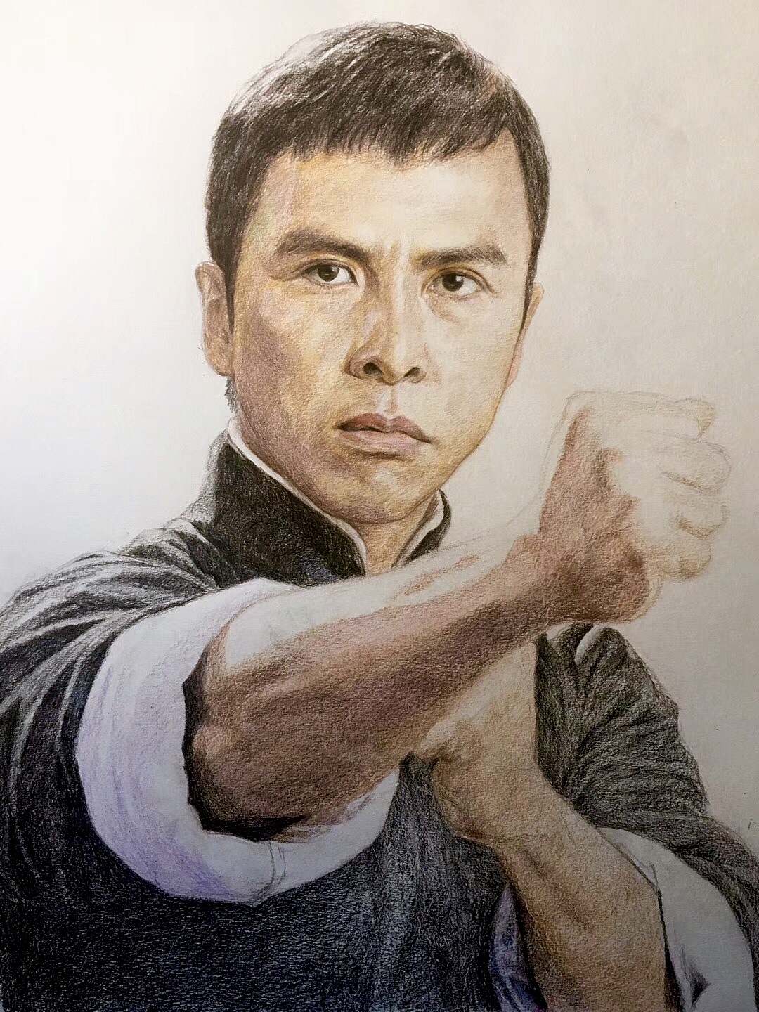 彩铅叶问_三原色笔触-站酷zcool