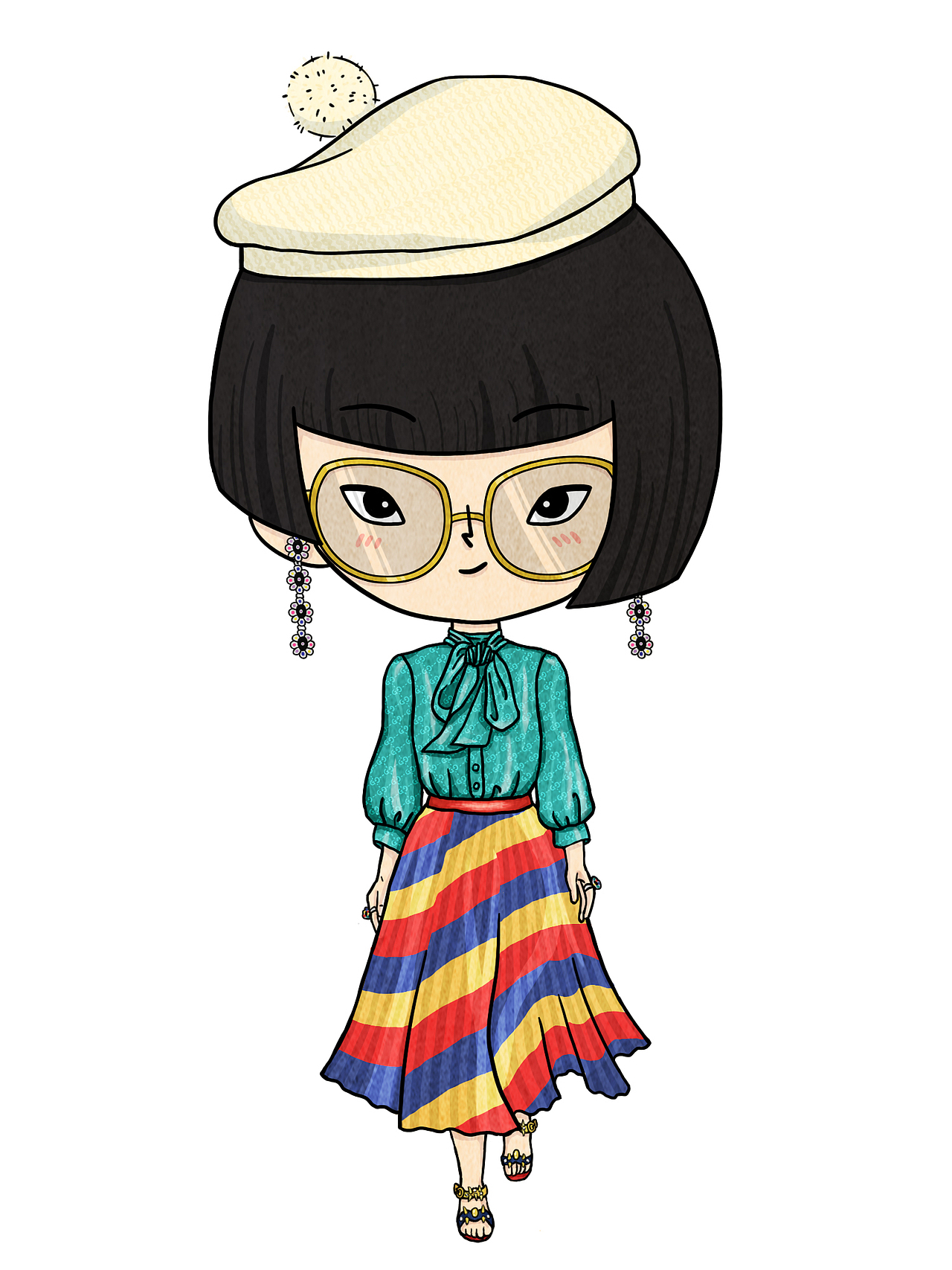 gucci2016年系列（图ZNzMyODA4ODQ=） - 商业插画 - 站酷设计师崔小条原创素材 - 站酷ZCOOL