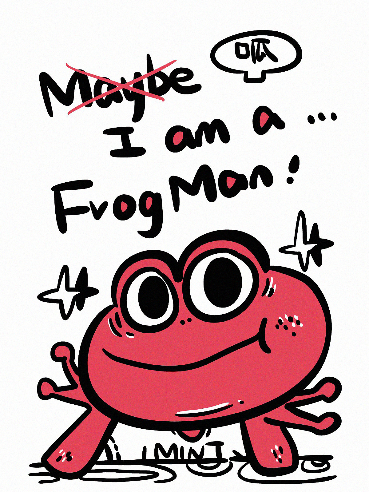 也许是只青蛙男（图ZMTU0NTg4MzA4） - 新锐潮流插画 - 站酷设计师薄荷大王原创素材 - 站酷ZCOOL