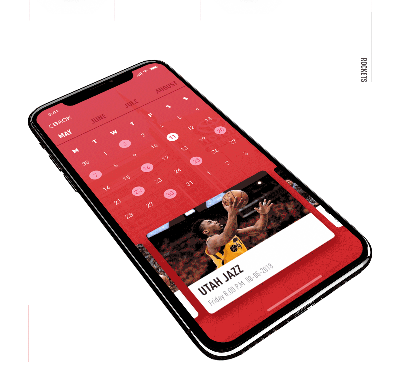 [ROCKETS] 火箭队官方APP概念设计（图ZMTE2MTA3NzY0） - APP界面 - 站酷设计师Luphy原创素材 - 站酷ZCOOL