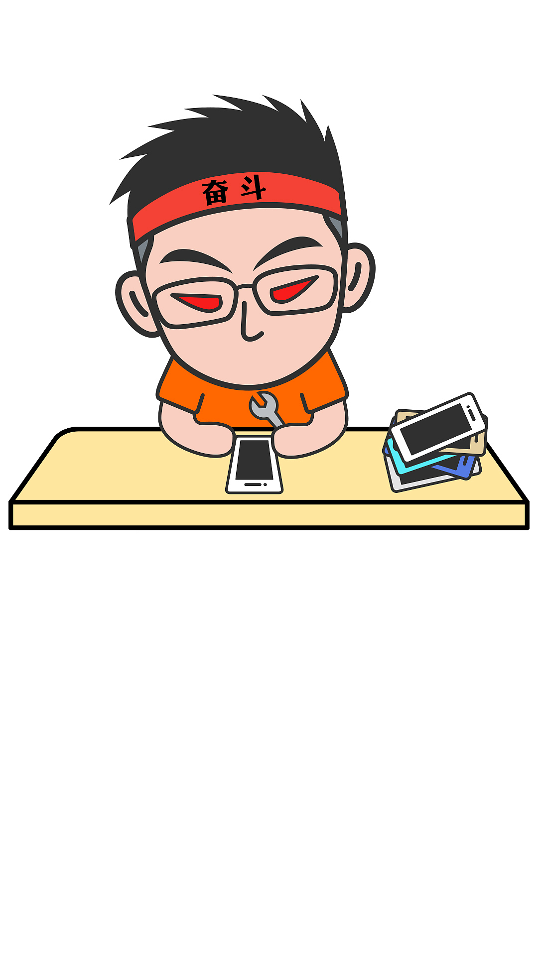 抖音封面-修手机的5阿哥