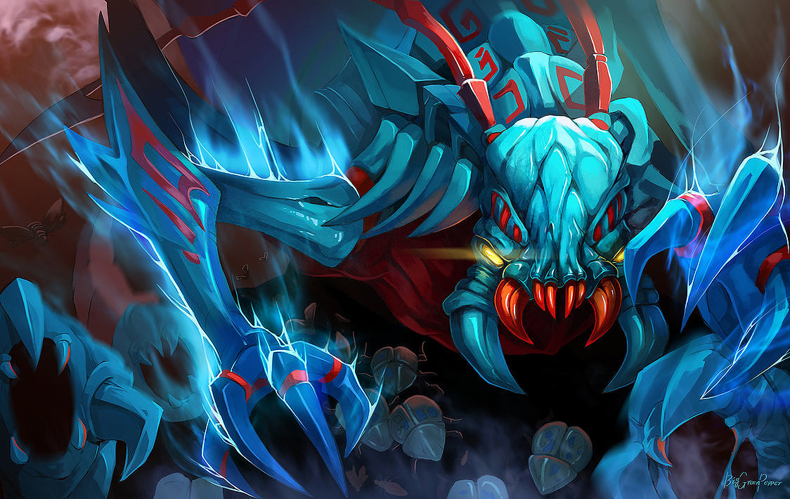 DOTA2英雄壁纸游戏原画插画背景展示