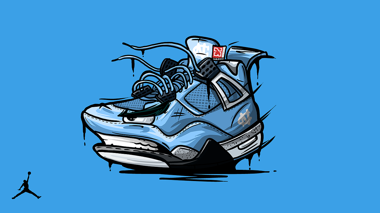 AJ1-5代球鞋拟人插画合集（图ZMjgxMTYyOTMy） - 新锐潮流插画 - 站酷设计师一圈大胡子原创素材 - 站酷ZCOOL