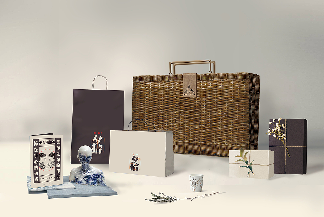 夕拾照相馆VI（图ZNDczMTkwNjA=） - 品牌 - 站酷设计师藕叶原创素材 - 站酷ZCOOL