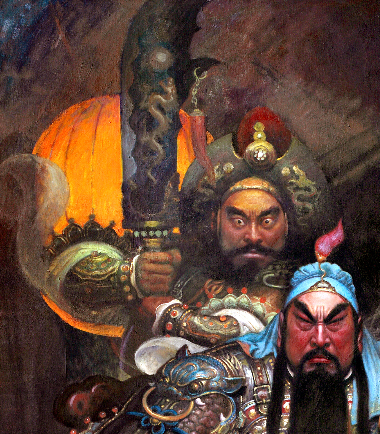 油画作品《武圣》(图ZMTMzODc4MDQ0) - 绘画 - 站酷设计师王可伟原创素材 - 站酷ZCOOL