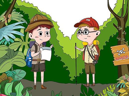 冒险（个人主页-ZMzk0MjI5MTI=） - 儿童插画 - 站酷设计师还没飞的菜鸟原创素材 - 站酷ZCOOL