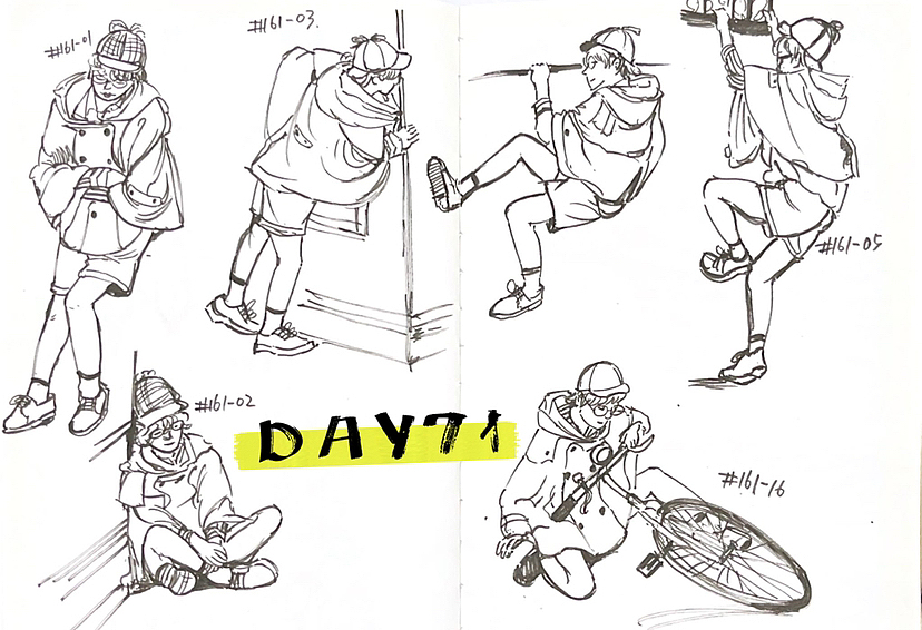 速写60天挑战第二次11月到12月（图ZMzMwMTc3ODk2） - 创作习作 - 站酷设计师易意Evelyn原创素材 - 站酷ZCOOL