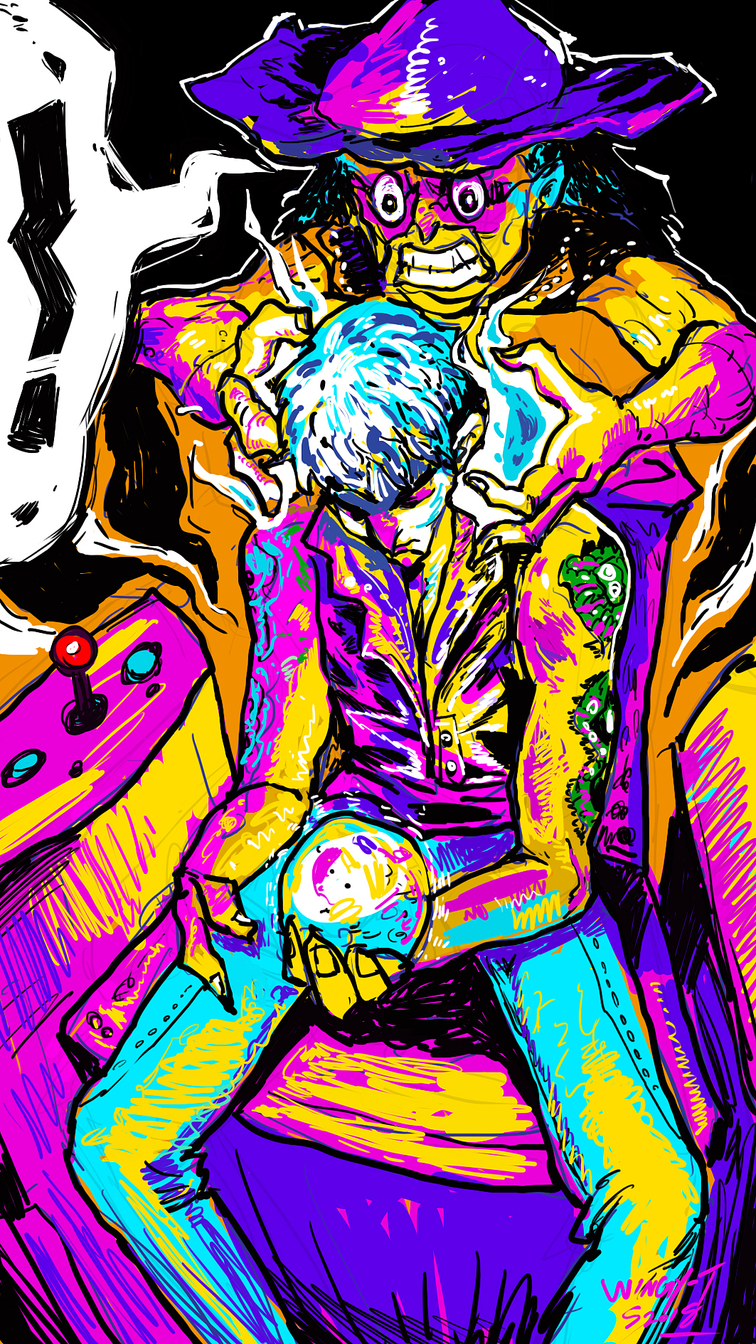 插畫練習(瞎涂）（圖ZMTE3OTc0NzY4） - 藝術(shù)插畫 - 站酷設(shè)計師磨太太的W原創(chuàng)素材 - 站酷ZCOOL