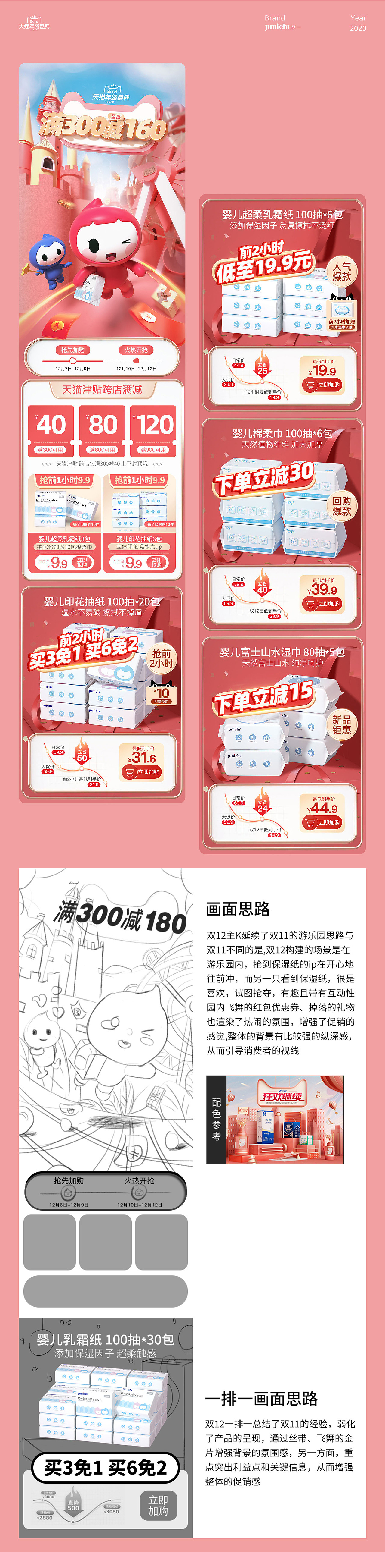 2020-2021视觉总结（品牌：心相印、淳一、安儿乐）（图ZMjU4NDcxMzYw） - 电商 - 站酷设计师FORFOREVER原创素材 - 站酷ZCOOL