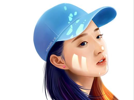 树荫下的姑娘（个人主页-ZMjQ4MTgwOTY=） - 创作习作 - 站酷设计师爱画画的娟娟娟儿原创素材 - 站酷ZCOOL