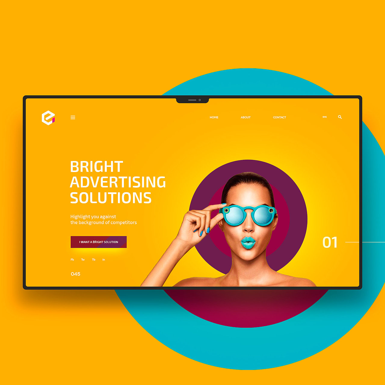 用户界面首屏广告海报设计