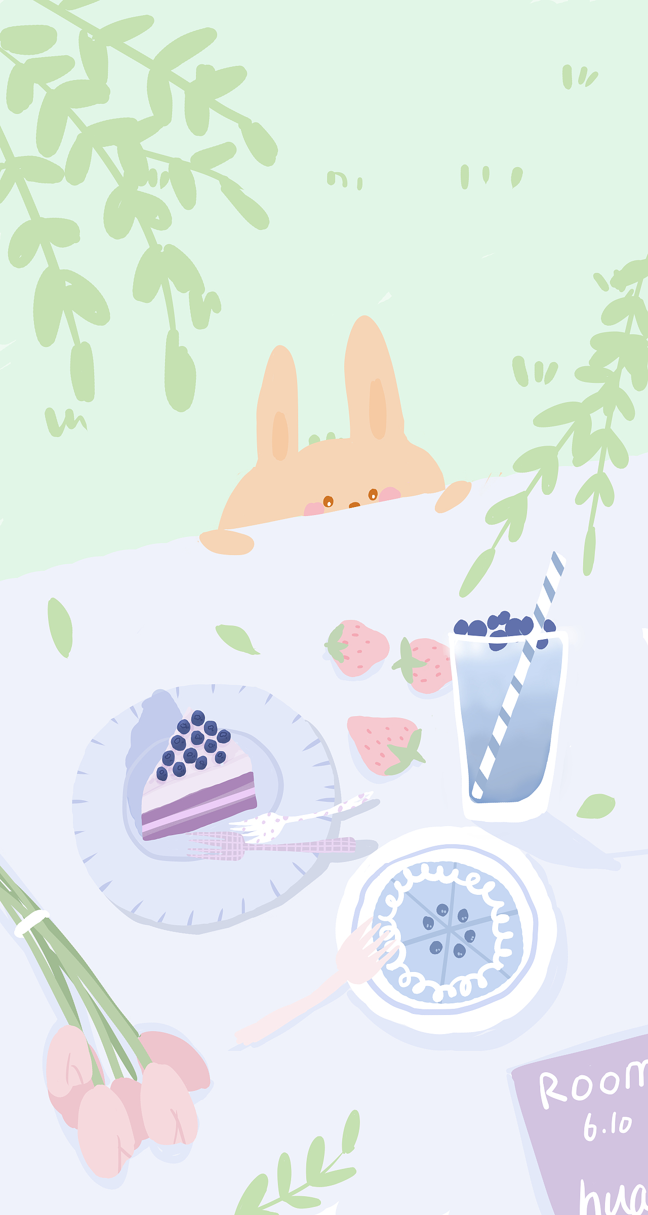 扁平风插画（图ZMjY5MDA3MzQ4） - 艺术插画 - 站酷设计师美少女阿hua原创素材 - 站酷ZCOOL