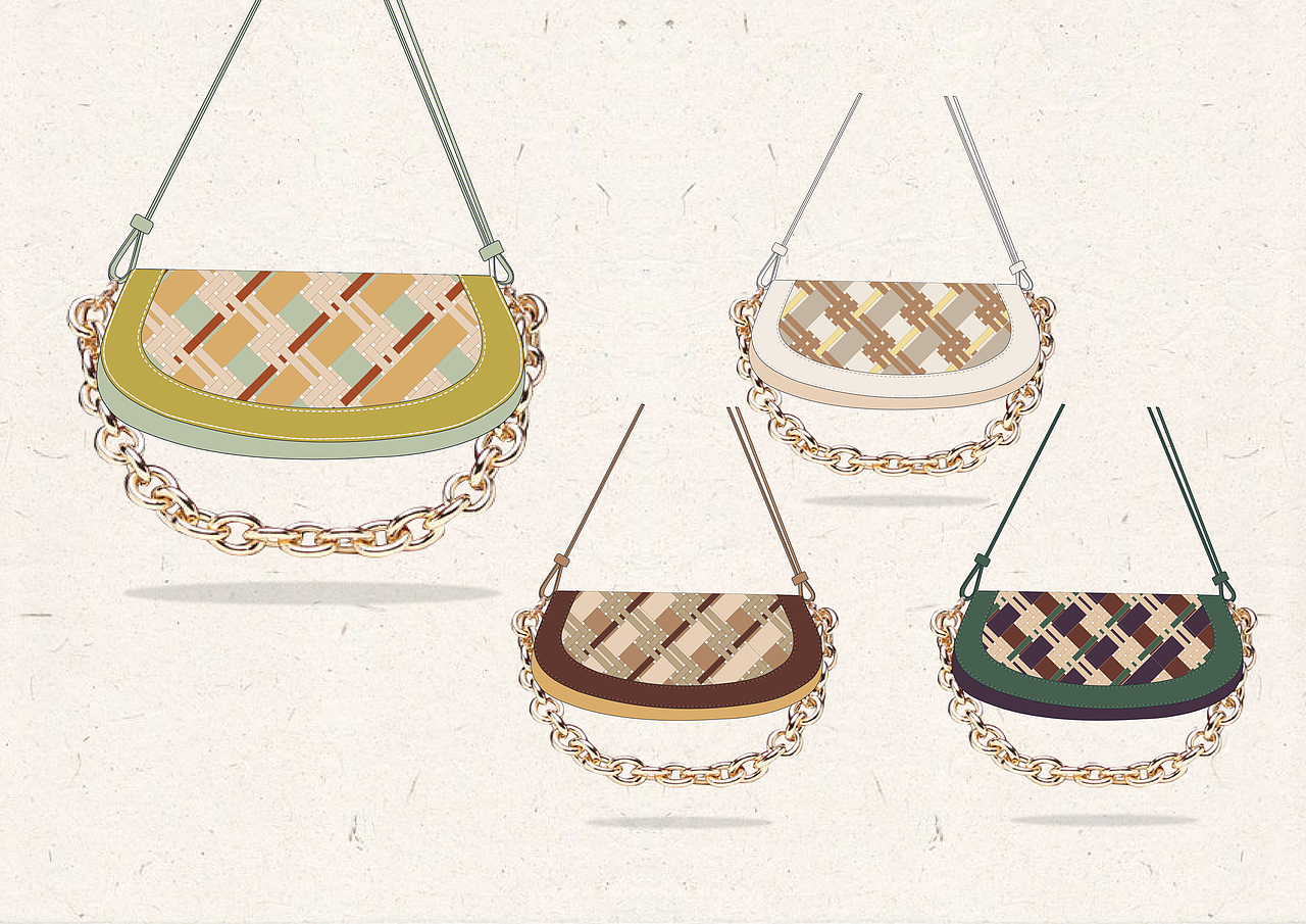 原创女包系列设计竹编元素 -《纵横》