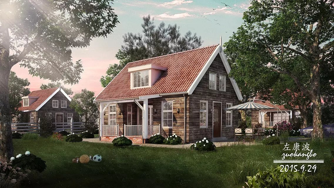 原创别墅效果表现（图ZNzM5OTk3Njg=） - 建筑/空间 - 站酷设计师zuokangbo原创素材 - 站酷ZCOOL