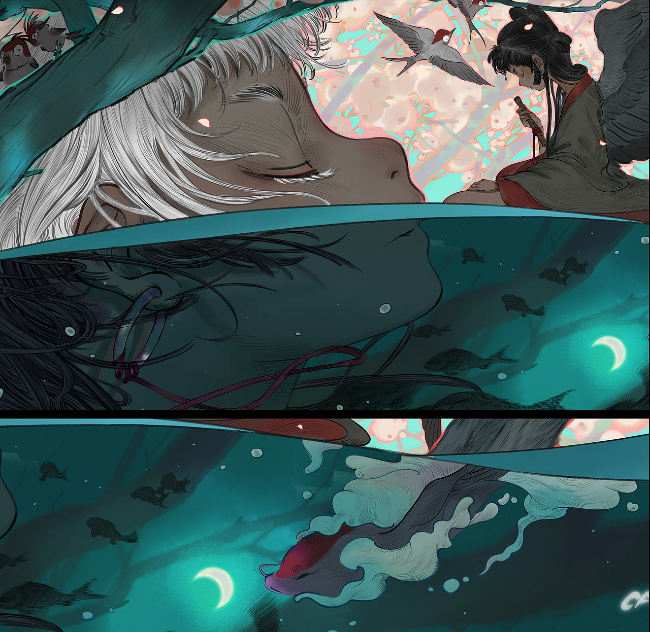 《笼中鸟-妙音》（图ZMjM4MzE1ODcy） - 概念设定 - 站酷设计师叁眼原创素材 - 站酷ZCOOL