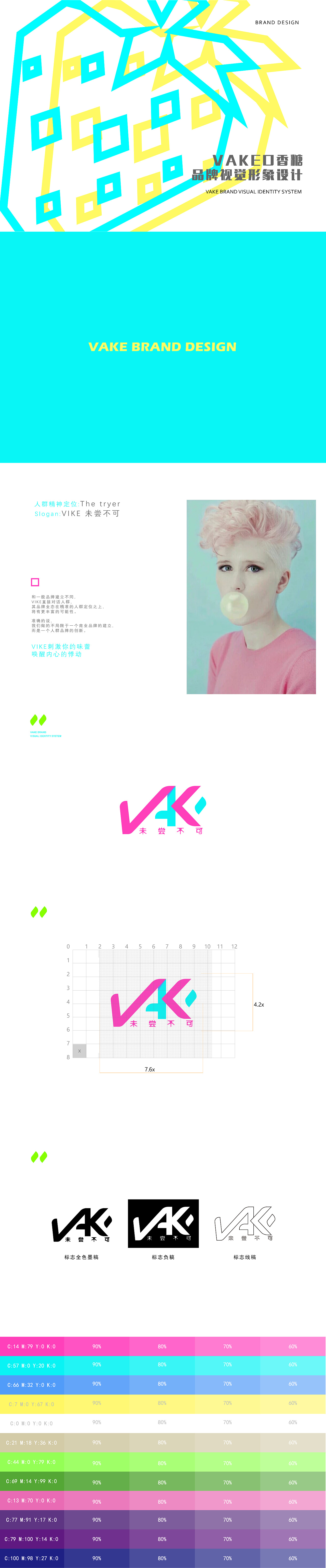 【VAKE口香糖】#品牌视觉形象设计（图ZMjUxNTY4NjYw） - 品牌 - 站酷设计师Sosa捧儿原创素材 - 站酷ZCOOL