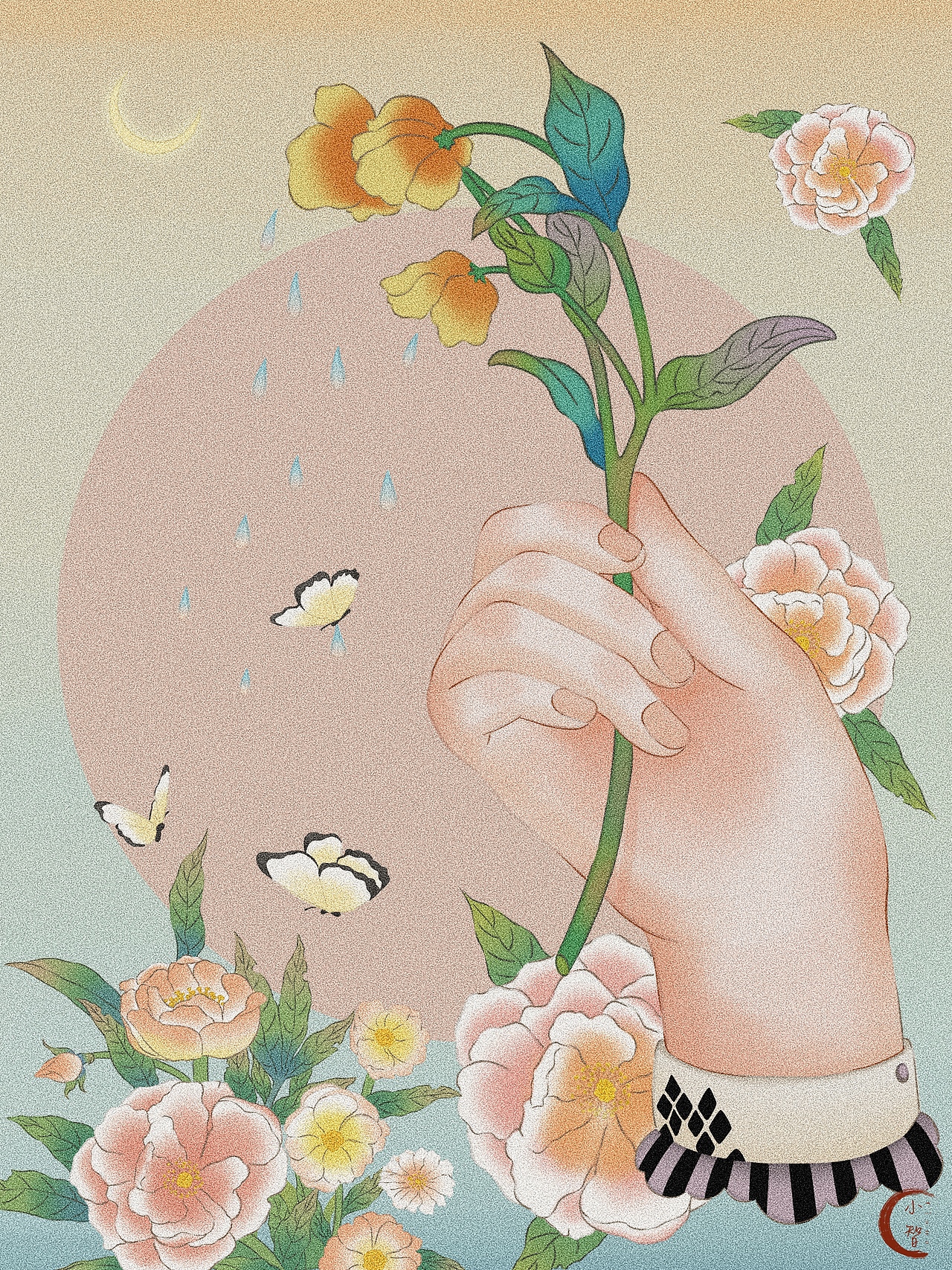 十二月涂画（图ZMjM1Nzk2NDA0） - 创作习作 - 站酷设计师Tiana小智原创素材 - 站酷ZCOOL