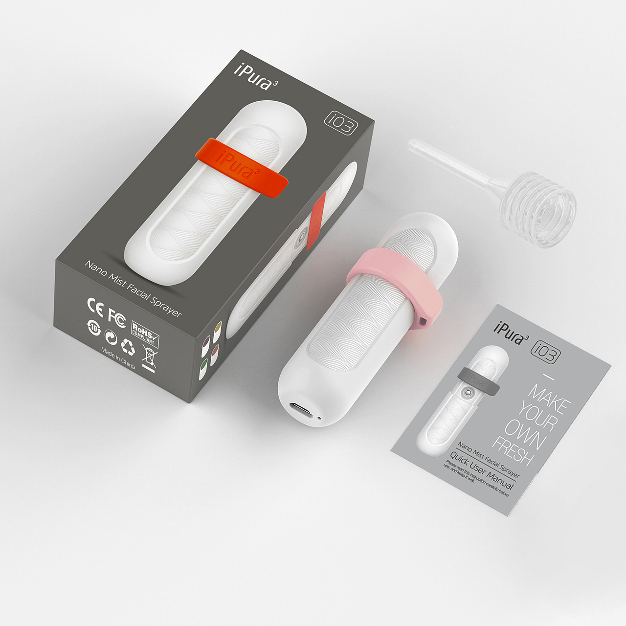 补水仪包装及渲染（图ZMTI4MjM5NDM2） - 包装 - 站酷设计师岁月在唱歌原创素材 - 站酷ZCOOL