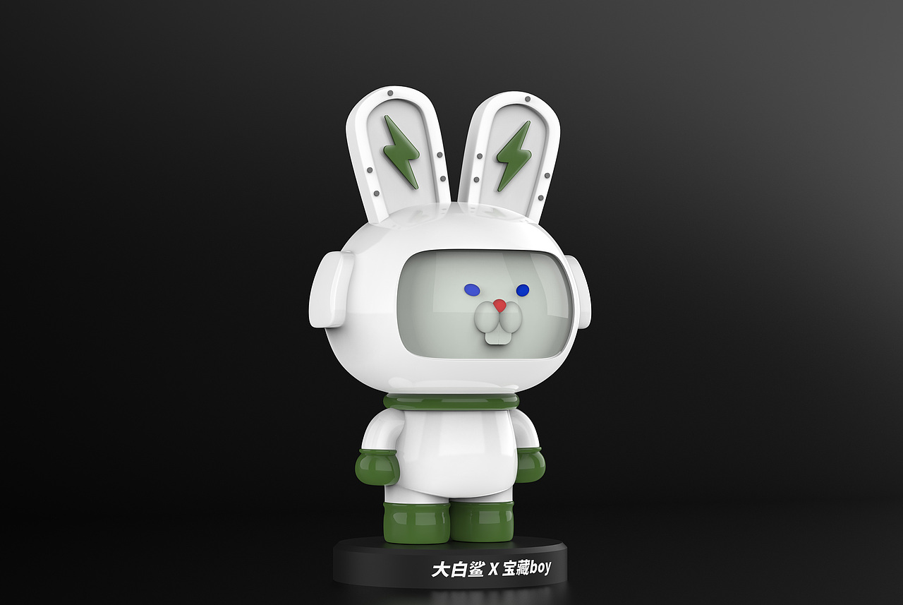 宇航兔拉比建模渲染